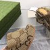 Gucci Platform Slide Sandals in Maxi GG Canvas