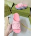 Gucci Slide Sandals in Multicolor Rubber with Interlocking G