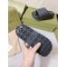 Gucci Slide Sandals in Black Rubber with Interlocking G