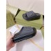 Gucci Slide Sandals in Black Rubber with Interlocking G