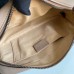 Gucci GG Marmont Small Camera Bag in Nude Chevron Leather
