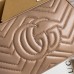 Gucci GG Marmont Small Camera Bag in Nude Chevron Leather