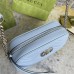 Gucci GG Marmont Small Camera Bag in Pastel Blue Chevron Leather