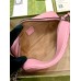 Gucci GG Marmont Small Camera Bag in Pastel Pink Chevron Leather