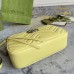 Gucci GG Marmont Small Camera Bag in Pastel Yellow Chevron Leather