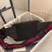 Gucci Bestiary Belt Bag in Black GG Supreme with Tigers