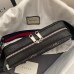 Gucci Bestiary Belt Bag in Black GG Supreme with Tigers