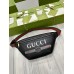 Gucci Belt Bag in Black Print Leather