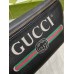 Gucci Belt Bag in Black Print Leather