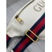 Gucci Belt Bag in White Print Leather