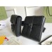 Gucci Belt Bag in Black GG Embossed Leather