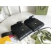 Gucci Belt Bag in Black GG Embossed Leather