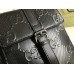 Gucci Belt Bag in Black GG Embossed Leather