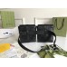 Gucci Belt Bag in Black GG Embossed Leather