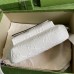 Gucci Belt Bag in White GG Embossed Perforated Leather