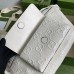 Gucci Belt Bag in White GG Embossed Perforated Leather