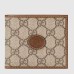 Gucci Bi-fold Wallet In Beige Canvas with Interlocking G