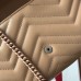 Gucci GG Marmont Mini Chain Bag in Rose Beige Matelasse Calfskin
