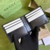Gucci Bi-fold Wallet In Black Canvas with Interlocking G