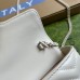 Gucci GG Marmont Super Mini Bag in White Matelasse Calfskin