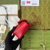 Gucci GG Marmont Super Mini Bag in Red Chevron Leather
