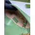 Gucci GG Marmont Super Mini Bag in Green Chevron Leather
