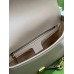 Gucci GG Marmont Small Top Handle Bag in Nude Chevron Calfskin