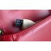 Gucci GG Marmont Small Top Handle Bag in Red Chevron Calfskin