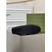 Gucci Mens Driver Loafers in Black Signature Leather