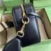 Gucci Small Shoulder Bag In Black GG Matelasse Leather Gucci Small Shoulder Bag In Black GG Matelasse Leather