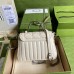 Gucci GG Marmont Mini Top Handle Bag in White Matelasse Leather