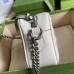 Gucci GG Marmont Mini Camera Bag in White Matelasse Leather