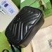 Gucci GG Marmont Mini Camera Bag in Black Matelasse Calfskin