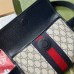 Gucci Ophidia Belt Bag in Blue GG Supreme Canvas