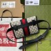 Gucci Ophidia Belt Bag in Blue GG Supreme Canvas