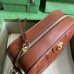 Gucci Small Shoulder Bag In Brown GG Matelasse Leather Gucci Small Shoulder Bag In Brown GG Matelasse Leather