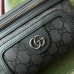 Gucci Ophidia Belt Bag in Grey GG Supreme Canvas