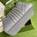 Gucci GG Marmont Small Tote in Grey Matelasse Leather