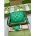 Gucci Small Shoulder Bag In Green GG Matelasse Leather Gucci Small Shoulder Bag In Green GG Matelasse Leather