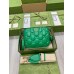 Gucci Small Shoulder Bag In Green GG Matelasse Leather Gucci Small Shoulder Bag In Green GG Matelasse Leather