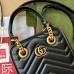 Gucci GG Marmont Mini Bag in Black Chevron Leather
