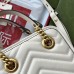 Gucci GG Marmont Mini Bag in White Chevron Leather