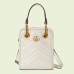 Gucci GG Marmont Mini Bag in White Chevron Leather