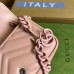 Gucci GG Marmont Belt Bag in Pink Matelasse Calfskin