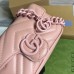 Gucci GG Marmont Belt Bag in Pink Matelasse Calfskin