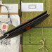 Gucci Portfolio Pouch in Black GG Supreme Canvas with Web