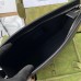 Gucci Portfolio Pouch in Black GG Supreme Canvas with Web