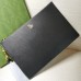 Gucci GG Marmont Portfolio Pouch in Black Leather