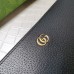 Gucci GG Marmont Portfolio Pouch in Black Leather