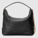 Gucci Hobo Bag In Black Guccissima Signature Leather Gucci Hobo Bag In Black Guccissima Signature Leather